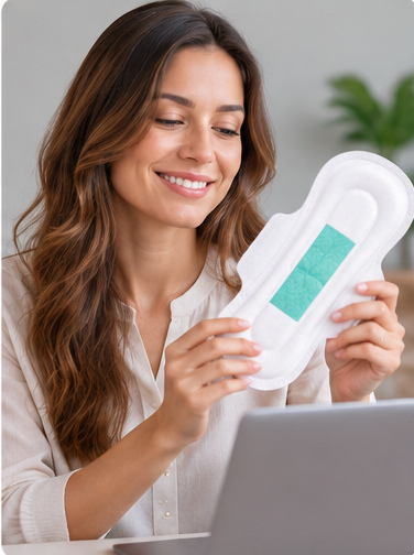 Mujeres interesadas en productos innovadores de higiene femenina