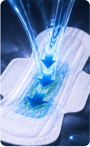 Absorben eficazmente el flujo menstrual nocturno.